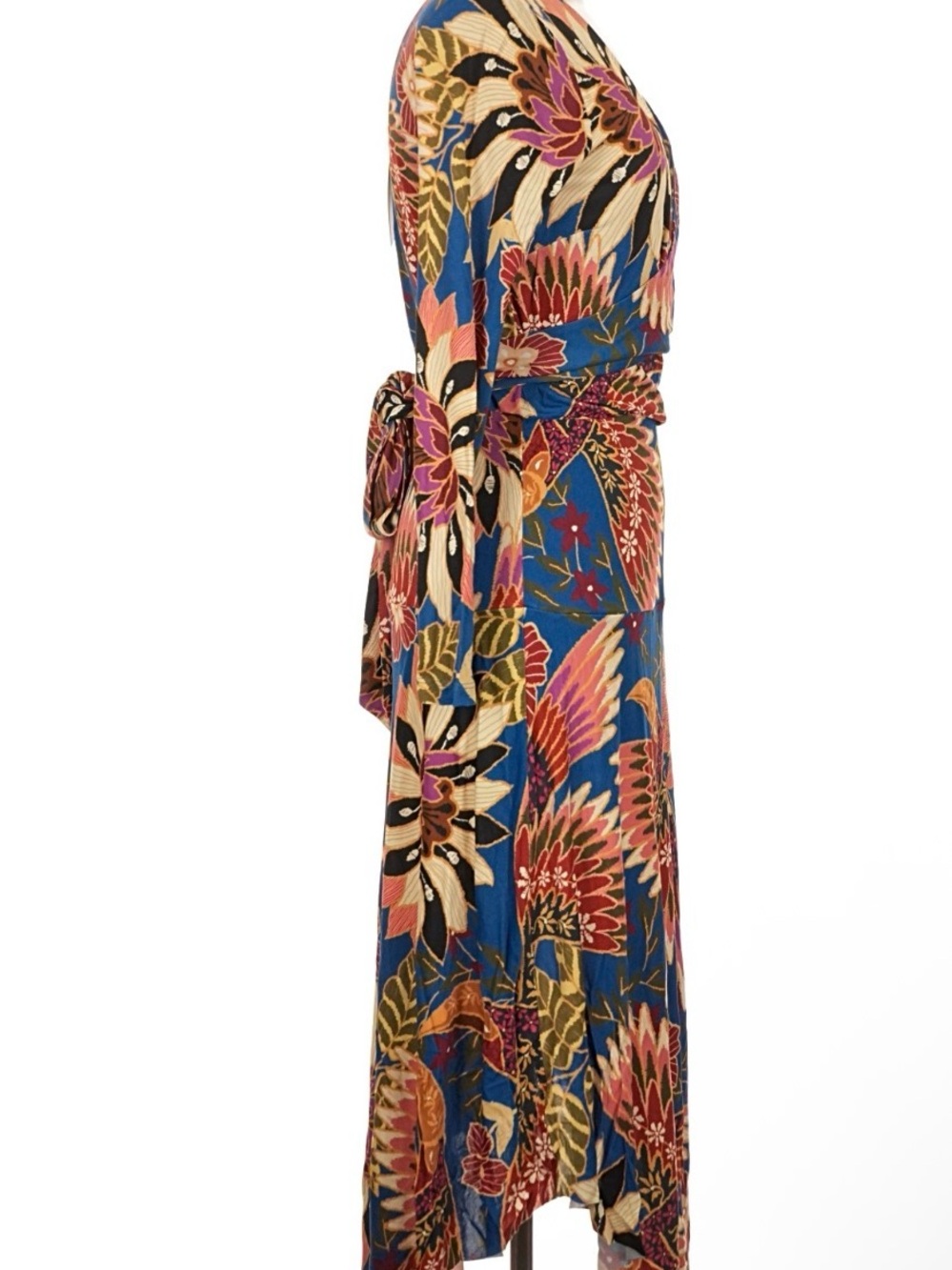 FARM Rio Multicolor Floral Wrap Maxi Dress - Picture 4 of 4